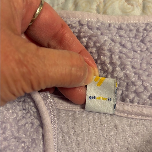 Cozy cropped Lavender Sherpa Pullover SIZE XL - Picture 4 of 4